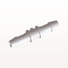 Straight Connector, Barbed, White, 100/Bag, - Fits 3/16 inch ID Tubing (0.188 inch, 4.76 mm) - HS630