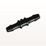 Straight Connector, Barbed, Black, 100/Bag, - Fits 3/16 inch ID Tubing (0.188 inch, 4.76 mm) - HS631