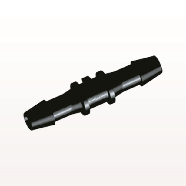 Straight Connector, Barbed, Black, 100/Bag, - Fits 3/16 inch ID Tubing (0.188 inch, 4.76 mm) - HS631
