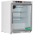 Horizon Scientific Premier ADA Built-In Under-Counter Refrigerator with Glass Door, 4.6 Cu. Ft., Left Hinge - ABT-HC-UCBI-0404G-ADA-LH - 1 Each