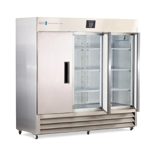 Horizon Scientific American Biotech Premier Stainless Steel Refrigerator, Glass Door, 72 Cu. Ft. - ABT-HC-SSP-72G - 1 Each