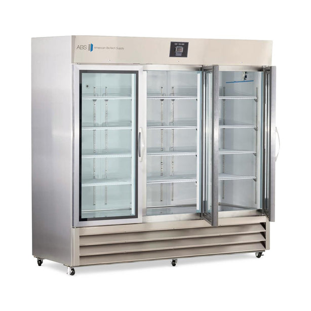 Horizon Scientific American Biotech Premier Stainless Steel Refrigerator, Glass Door, 72 Cu. Ft. - ABT-HC-SSP-72G - 1 Each