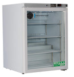 Horizon Scientific Pharmacy Freestanding ABT-HC-UCFS-0504G 5.2 Cu. Ft. Premier Glass Door Undercounter Refrigerator - MDL-HSBCUCFS0504G - 1 Each