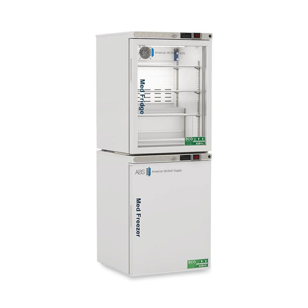 Horizon Scientific ABS Pharmacy Refrigerator and Freezer Combination Unit, 5.2 cu. ft. and 4 cu. ft., -20°C - PH-ABT-HC-RFC1020G - 1 Each