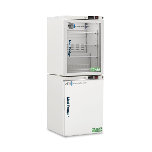 Horizon Scientific ABS Pharmacy Refrigerator and Freezer Combination Unit, 5.2 cu. ft. and 4 cu. ft., -30°C - PH-ABT-HC-RFC1030G - 1 Each