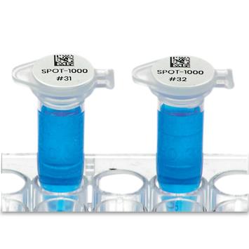 Diversified Biotech Tough-Spots Polyvinyl Laser Label, White - SPOT-1000 - 3840 Each