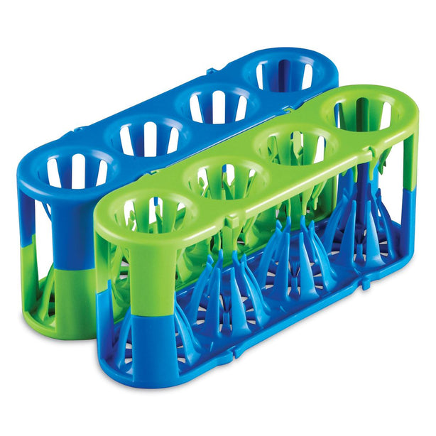 Heathrow Scientific Flexible Rack HS120191 Adapt-a-Rack Multitube Track, Green / Green - MDL-HSFHS120191 - 2 Each