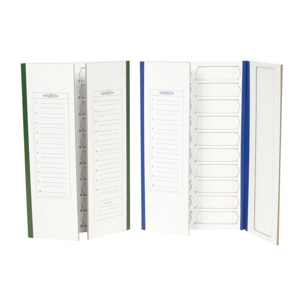 Heathrow Scientific / Folders HS120196 20-Place Slide Tray Cardboard, Red Trim - MDL-HSFHS120196 - 72 Each