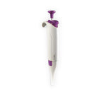 Heathrow Scientific Pearl Adjustable-Volume Pipette, 8-Channel, 30-300 µl, White / Purple - HS120216 - 1 Each