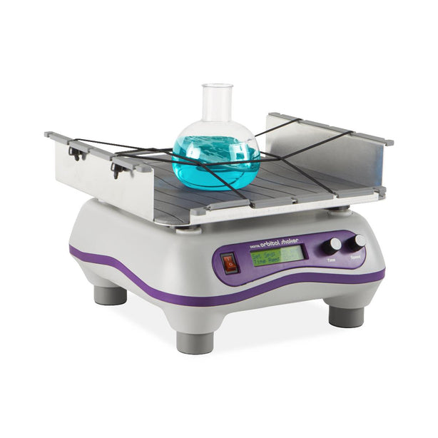 Heathrow Scientific Digital Orbital Shaker, 100-240VAC, 50/60Hz Universal Plug, Purple / Gray - HS120460 - 1 Each