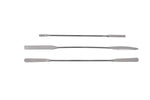 Heathrow Scientific Spatula with Hayman Flat End and Spoon End, Stainless Steel - HS15906 - 1 Each