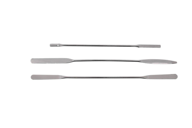Heathrow Scientific Spatula with Hayman Flat End and Spoon End, Stainless Steel - HS15906 - 1 Each