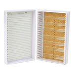 Heathrow Scientific LLC Premium 25-Place ABS Microscope Slide Boxes HS15989E - 72.0 Each - MDL-HSFHS15989ECS