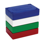 Heathrow Scientific ABS HS15989P Premium Microscope Slide Box, 25-Place, Foam, Red - MDL-HSFHS15989P - 1 Each