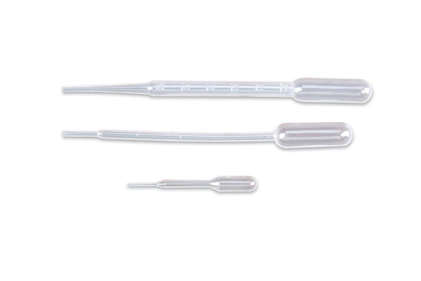 Heathrow Scientific and Nonsterile HS206372C Transfer Pipette, Sterile, 2mL, Single-Wrap, Natural - MDL-HSFHS206372C - 500 Each