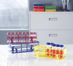 Heathrow Scientific Durable Non-Wire HS27512B OneRack Tube Rack, Full-Size, POM, 16 mm, 72-Place, Blue - MDL-HSFHS27512B - 8 Each