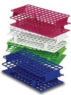 Heathrow Scientific OneRack Tube Rack, Full-Size, Polypropylene, 16mm, 72-Place, Blue - HS27552B - 8 Each