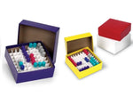 Heathrow Scientific Cardboard Partitions HS2860A Cryogenic Vial Box with Lid, White, 1.5 mL and 2 mL, 2" - MDL-HSFHS2860AH - 1 Each