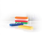 Heathrow Scientific HS29025B 80-Well Microtube Rack, Blue - MDL-HSFHS29025B - 5 Each