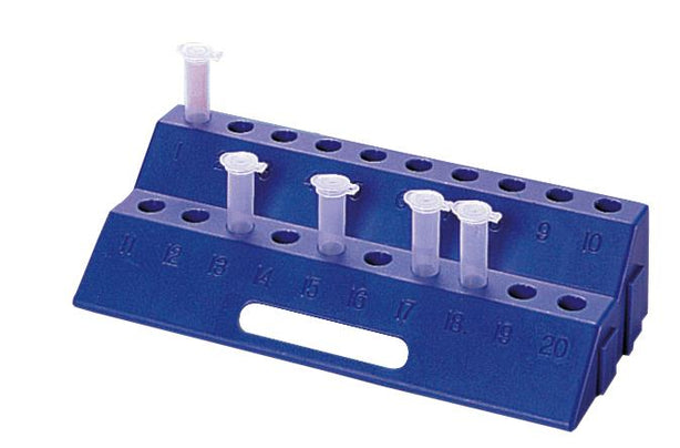 Heathrow Scientific LLC 20-Well Microtube Rack HS4284A - 6.0 Each