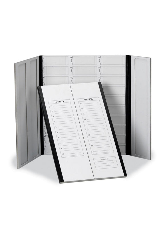 Heathrow Scientific / Folders HS9902 20-Place Cardboard Slide Tray, Black Trim - MDL-HSFHS9902 - 72 Each