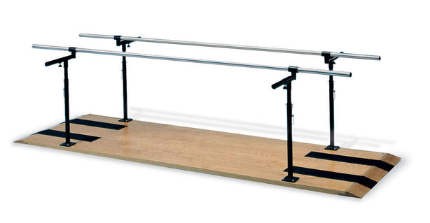 Hausmann Ind Height Width Adjustable Height- and Width-Adjustable Parallel Bars, 10' L x 15 to 28" W x 29 to 42" H - 1390 - 1 Each