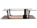 Hausmann Ind Height-Adjustable Wood Platform Parallel Bars, Power Height Adjustable, 29" to 44" Height - 1396 - 1 Each