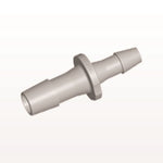 Straight Connector, Reducer, Barbed, Natural, 100/Bag - Fits 3/8 inch x 1/4 inch ID Tubing (0.375 inch x 0.25 inch, 9.53 mm x 6.35 mm) - HSR128