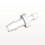 Straight Connector, Reducer, Barbed, White, 100/Bag - Fits 3/32 inch ID Tubing x 1/16 inch ID Tubing (0.093 inch x 0.063 inch, 2.4 mm x 1.59 mm) - HSR3230