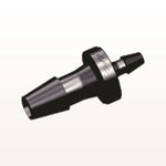 Straight Connector, Reducer, Barbed, Black, 100/Bag - Fits 1/8 inch x 1/16 inch ID Tubing (0.125 inch x 0.063 inch, 3.2 mm x 1.59 mm) - HSR4231