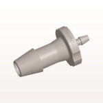 Straight Connector, Reducer, Barbed, Natural, 100/Bag - Fits 3/16 inch x 1/16 inch ID Tubing (0.187 inch x 0.063 inch, 4.76 mm x 1.59 mm) - HSR62