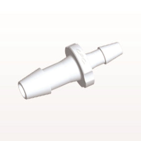Straight Connector, Reducer, Barbed, White, 100/Bag - Fits 3/16 inch x 1/8 inch ID Tubing (0.188 inch x 0.125 inch, 4.76 mm x 3.18 mm) - HSR6430