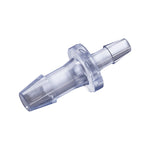 Straight Connector, Reducer, Barbed, Natural, 100/Bag - Fits 3/16 inch x 1/8 inch ID Tubing (0.188 inch x 0.125 inch, 4.76 mm x 3.18 mm) - HSR6491