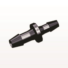 Straight Connector, Reducer, Barbed, Black, 100/Bag - Fits 3/16 inch x 5/32 inch ID Tubing (0.188 inch x 0.156 inch, 4.76 mm x 3.97 mm) - HSR6531