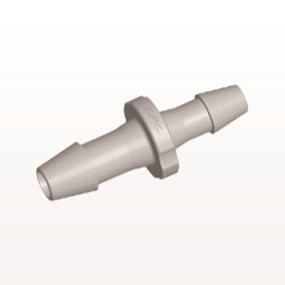 Straight Connector, Reducer, Barbed, Natural, 100/Bag - Fits 3/16 inch x 5/32 inch ID Tubing (0.188 inch x 0.156 inch, 4.76 mm x 3.97 mm) - HSR65