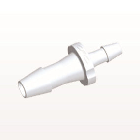 Straight Connector, Reducer, Barbed, White, 100/Bag - Fits 1/4 inch ID Tubing x 5/32 inch ID Tubing (0.25 inch x 0.156 inch, 6.35 mm x 3.97 mm) - HSR8530