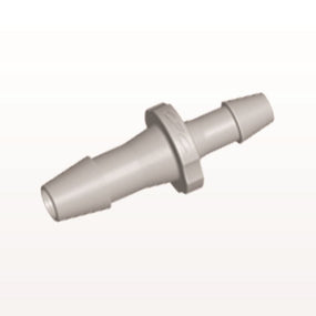 Straight Connector, Reducer, Barbed, Natural, 100/Bag - Fits 1/4 inch x 3/16 inch ID Tubing (0.25 inch x 0.188 inch, 6.35 mm x 4.76 mm) - HSR86