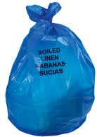Heritage Rolled Liners A5842SX Printed Soiled Healthcare Bag, Blue, 20-30 gal., 1.1 Mil, 29" x 42" - R01 - 250 Each