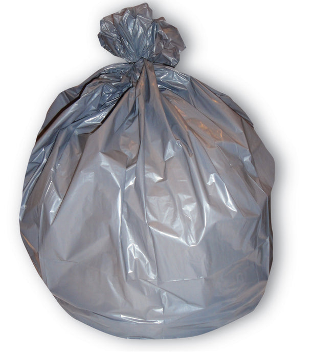 Heritage Bag Linear Low-Density Can Liner, Silver, 1.7 mil, 56 gal., 43" x 48" - H8648WS - 50 Each