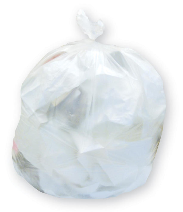 Heritage Bag Natural Rolls Z6640MN High-Density Polyethylene Can Liner, Clear, 11 Micron, 33" x 40" - RO3 - 500 Each