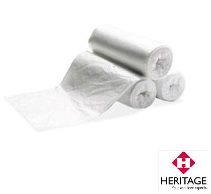 Heritage Bag High-Density Natural Can Liner Rolls Z8648UN R01 - 150.0 Each