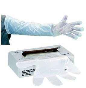 Hospital Therapy Products Shoulder-Length Nonsterile Polyethylene Gloves 553 - 1.0 Each - MDL-HTH553H