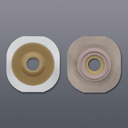 FlexWear New Image 2-Piece Convex Barrier, 2.25" Flange, Presized 1-1/8" Stoma Opening, Precut Colostomy - 14505 - 5 Each