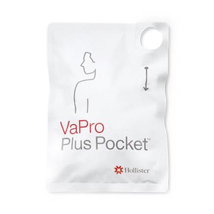 Hollister No-Touch VaPro Plus Pocket Hydrophilic Intermittent Catheter, Male, 12 Fr x 16" - 71124-30 - 30 Each