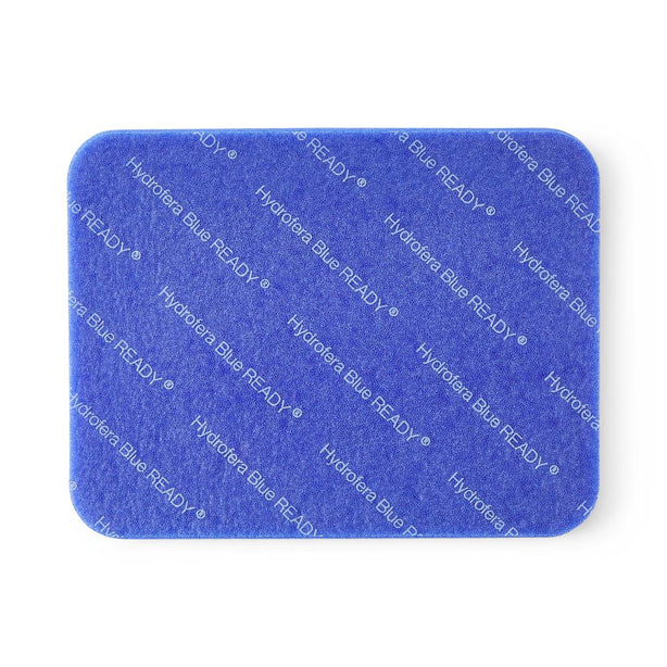 Hydrofera Blue Ready Antibacterial Foam Wound Dressing, 4" x 5" (10.2 cm x 12.7 cm) - HBRS4520 - 10 Each