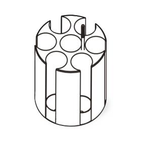 Hettich Conical Tube Adapters 5647 1.0 Each-MDL-HTT5647