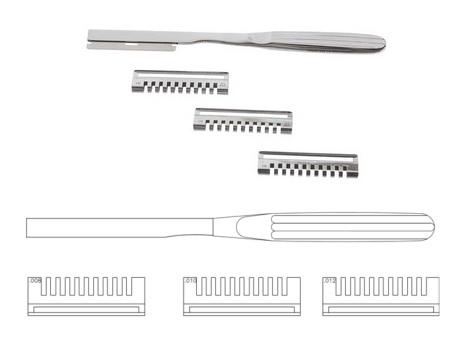 Goulian Skin Graft Knife Set - 050200 - 1 Each - MDL-HUD050200