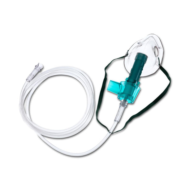 Teleflex Medical Medline Hudson RCI Multi-Vent Venturi Face Multivent Air Entrainment Oxygen Mask, Disposable, Pediatric - 1089 - 50 Each