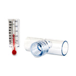 Medline Hudson RCI Respiratory Thermometer with Tee Adapter - 1637 - 50 Each - MDL-HUD1637
