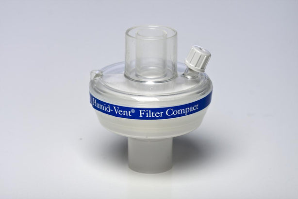 Teleflex Medical HME Humid-Vent Filter and Heat and Moisture Exchanger combination, Compact, Angled - 19402-BKH - 25 Each